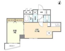 KDXレジデンス日本橋浜町の間取り画像