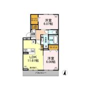 シャノワールの間取り画像