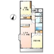 グランチェスタSOUTHの間取り画像