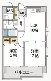 ヴェルドミール35の間取り画像