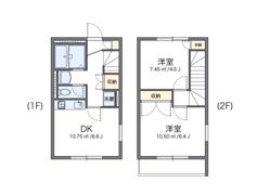 レオパレスローザンヌⅢの間取り画像