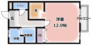 ハイツコヘイの間取り画像