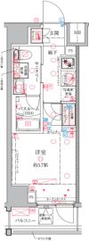 クレヴィスタ横浜関内の間取り画像