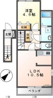 メゾン・ミライフの間取り画像