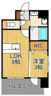 ルークス穴生の間取り画像