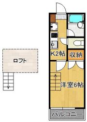 ファーボ藤原の間取り画像