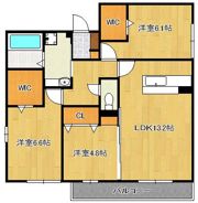 ラシュレ雅IIの間取り画像