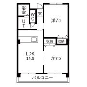 アグレアーブルの間取り画像