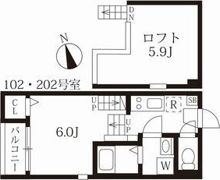 ハーモニーテラス北原町の間取り画像