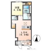 ドミール新鎌ヶ谷の間取り画像