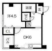 城内マンションの間取り画像