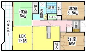 エクセレント中井の間取り画像