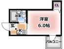 メゾンドール天神橋の間取り画像