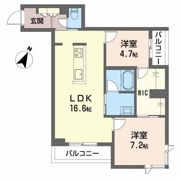 トリフォリアの間取り画像