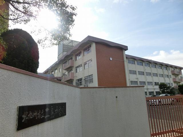 二島中学校(640m)