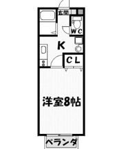 ハイツサンガーデンの間取り画像