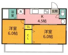シティハイム268の間取り画像