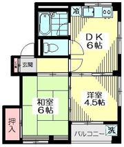 新井マンションの間取り画像