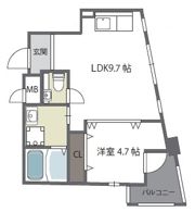 COURT HOUSEの間取り画像