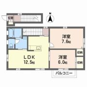 グランコート久万ノ台 C棟の間取り画像
