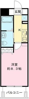 セレブコート弁天の間取り画像