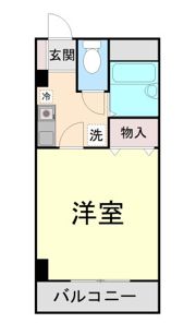 マサーレ川西の間取り画像