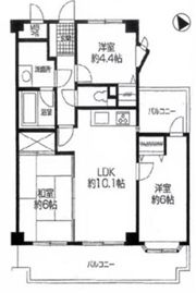 ライオンズマンション新座の間取り画像