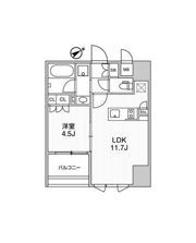 ALTERNA三軒茶屋の間取り画像