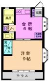 第1九曜ハイツの間取り画像
