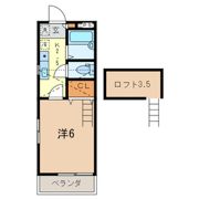 所沢コスモハイツの間取り画像