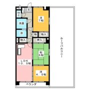 レジデンスエーワンの間取り画像