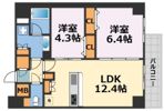 アーバネックス天満橋Southの間取り画像