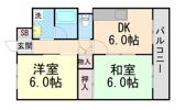 万代マンションⅡの間取り画像