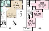 メルヴェイユ恵比寿 Bの間取り画像
