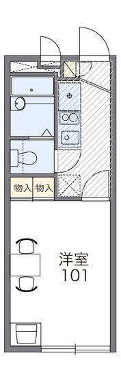 レオパレス高取の間取り画像