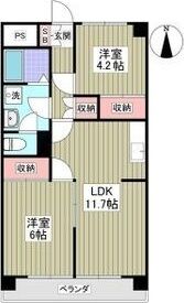 ハイツ荒川の間取り画像