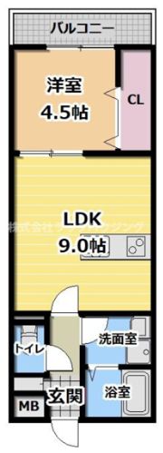 ドゥエリング森小路の間取り画像