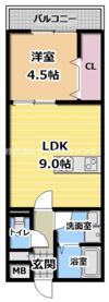 ドゥエリング森小路の間取り画像