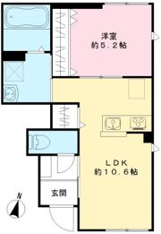 カズマハウスの間取り画像