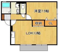 セジュール赤坂の間取り画像