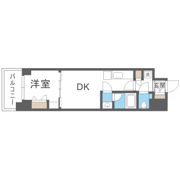 ルフォンプログレ天満橋マークスの間取り画像