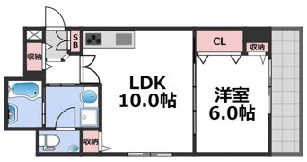 グレイス今里の間取り画像
