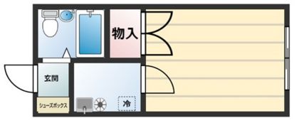 セゾン京山Ⅱの間取り画像