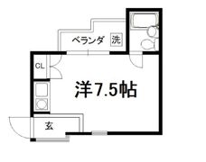 HAMASO京都今出川の間取り画像