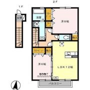 ルボアささがせ Bの間取り画像