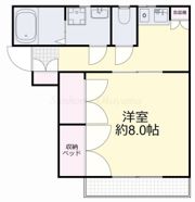 庭瀬メゾンCの間取り画像