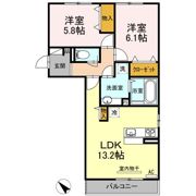 シュシュの間取り画像