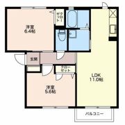 リジュール オオタの間取り画像