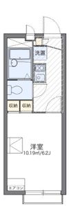 レオパレスシャトーナカジマC棟の間取り画像