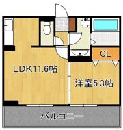 Polonia Wakamatsu B棟の間取り画像